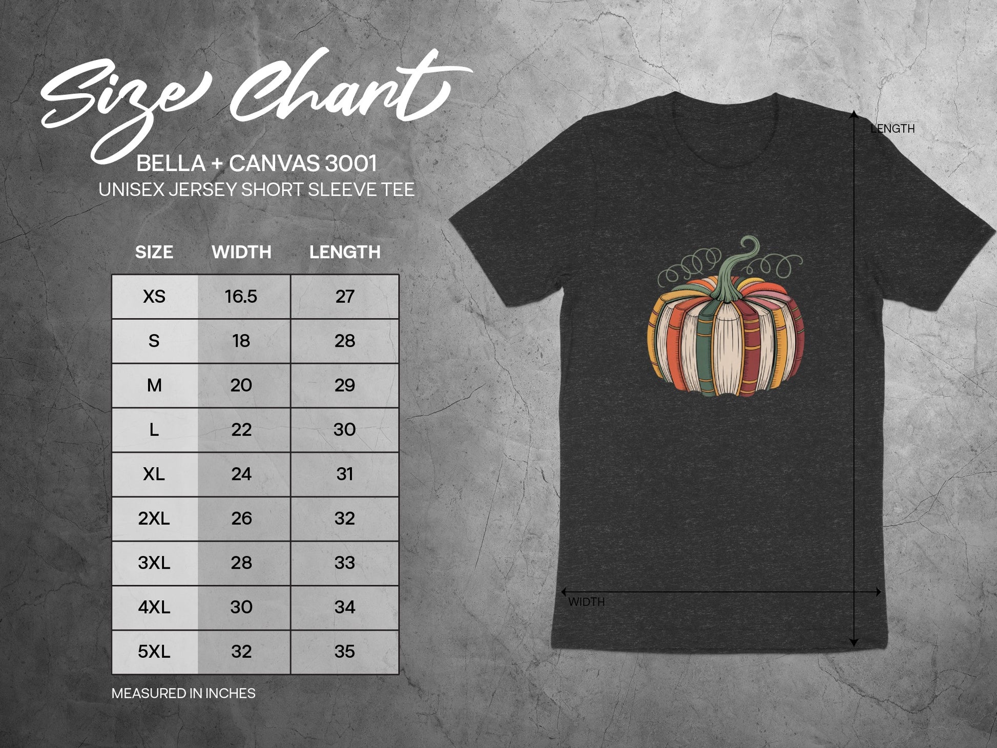 Autumn Pumpkin Graphic Unisex Jersey Short Sleeve Tee product type