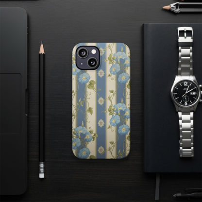 Blue Floral Patterned Phone Case product