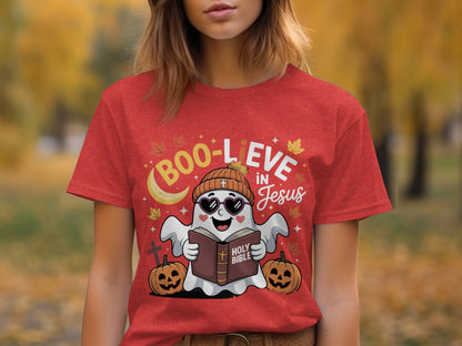 Boo-lieve in Jesus Halloween Graphic Tee product