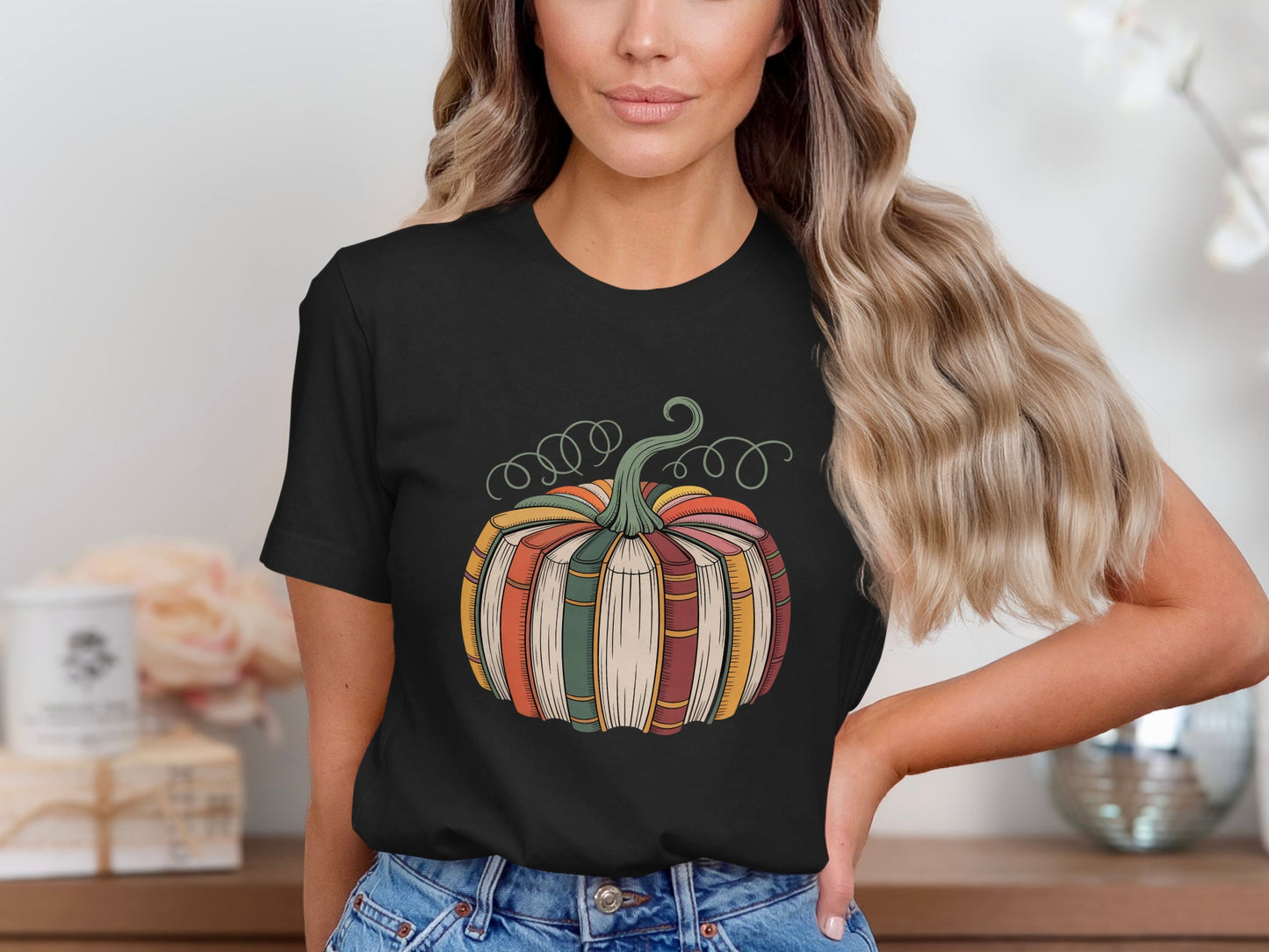 Colorful Pumpkin Design Graphic T-Shirt product