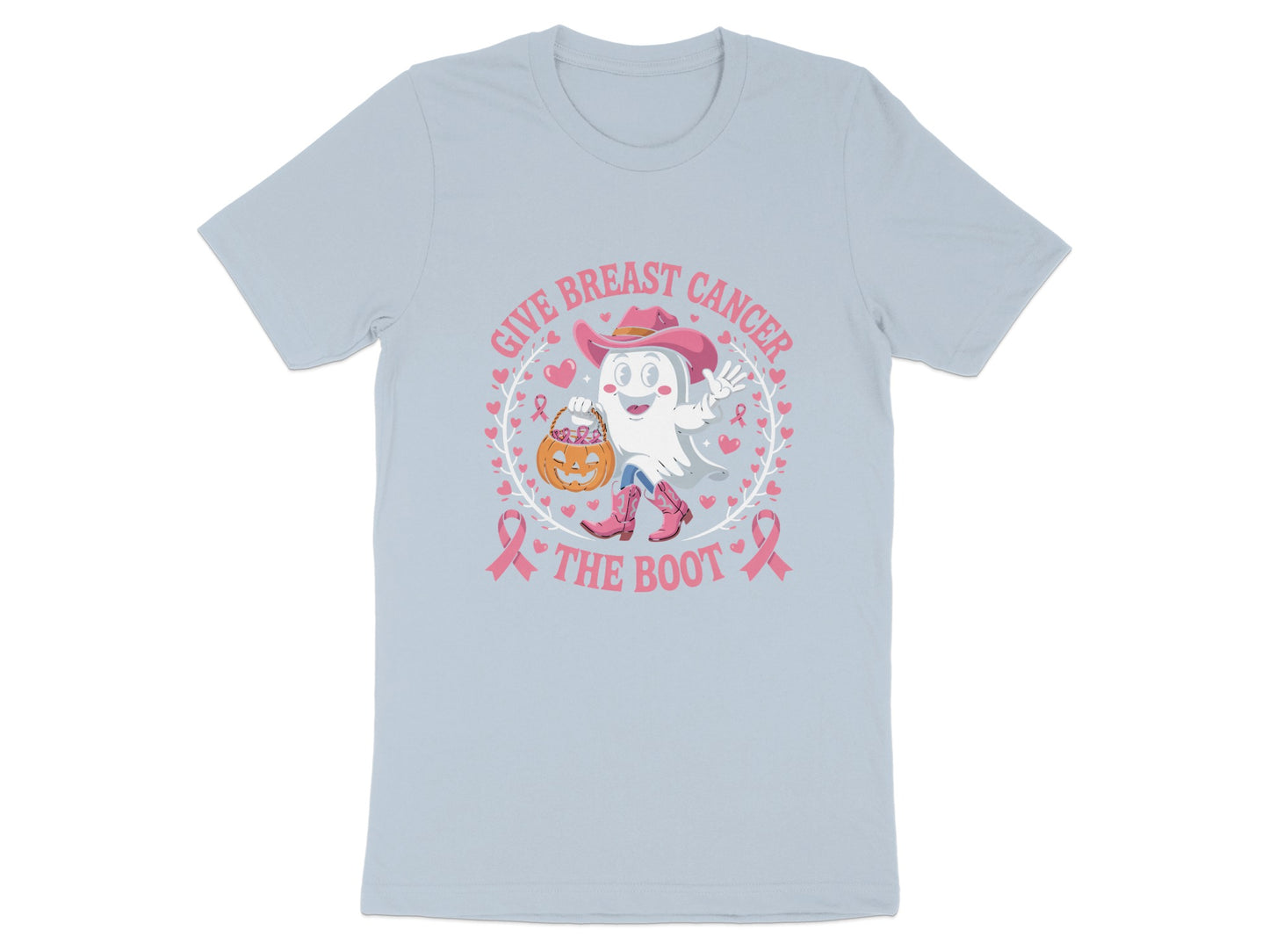 Give Breast Cancer the Boot Graphic T-shirt product