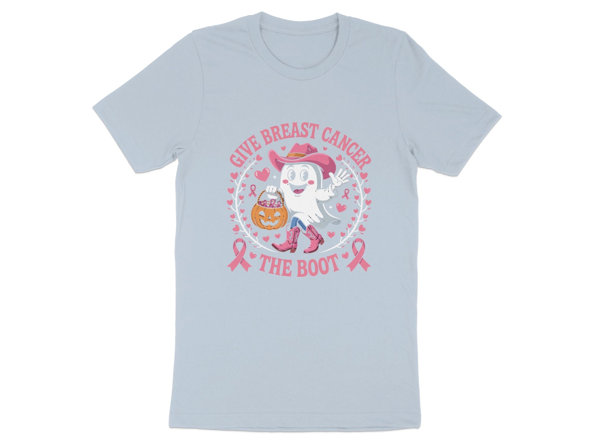 Give Breast Cancer the Boot Graphic T-shirt product