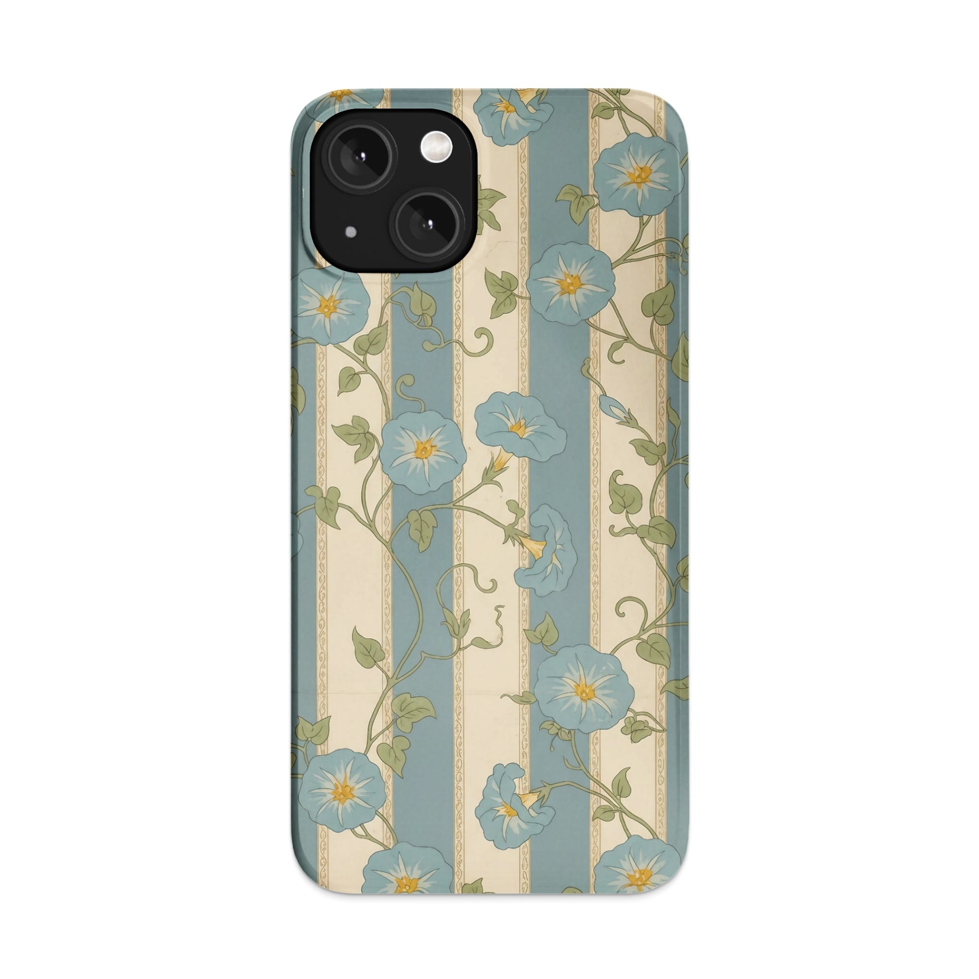 Floral and Striped Pattern Phone Case Product