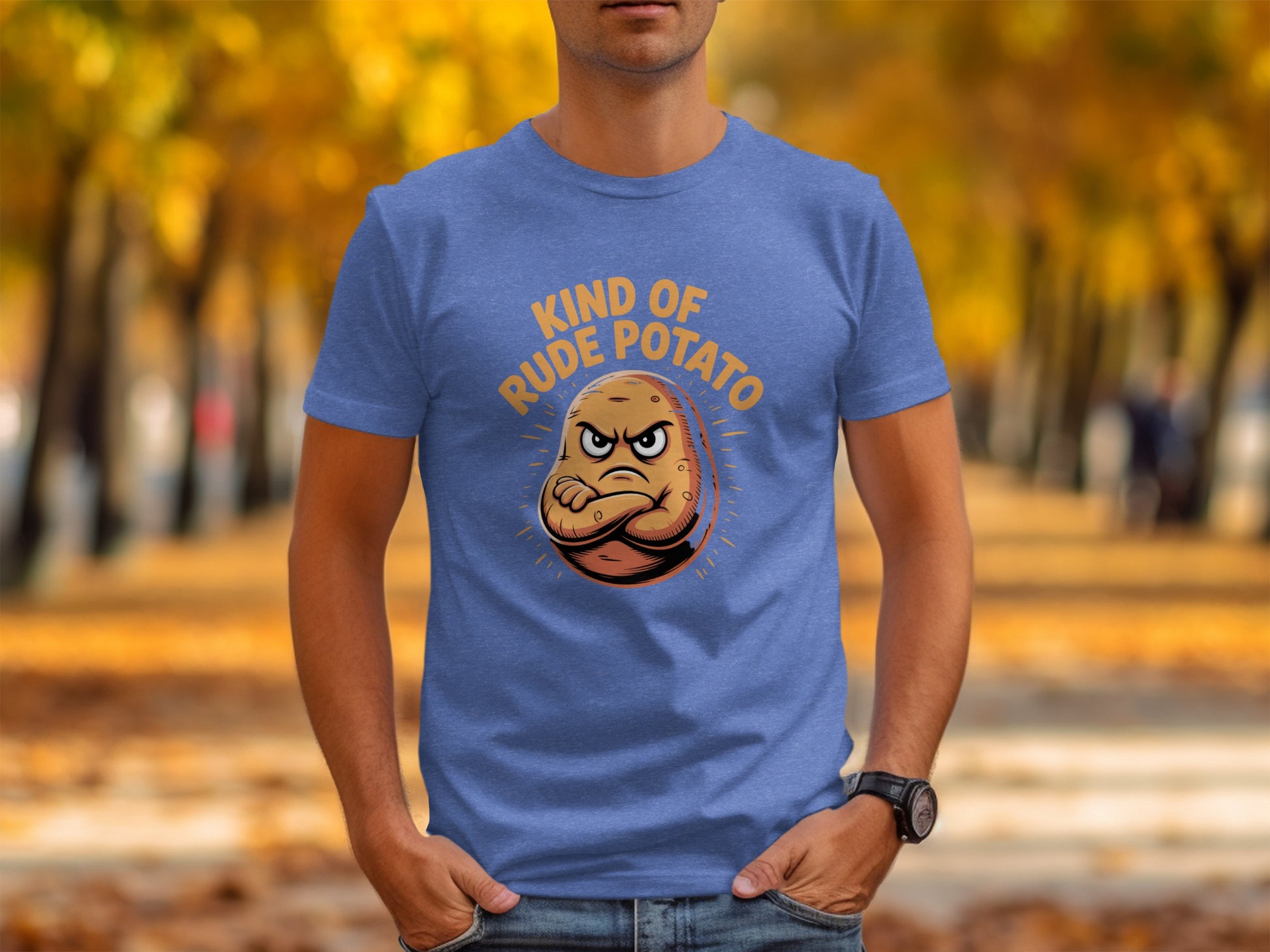 Kind of Rude Potato Graphic Design T-shirt product type