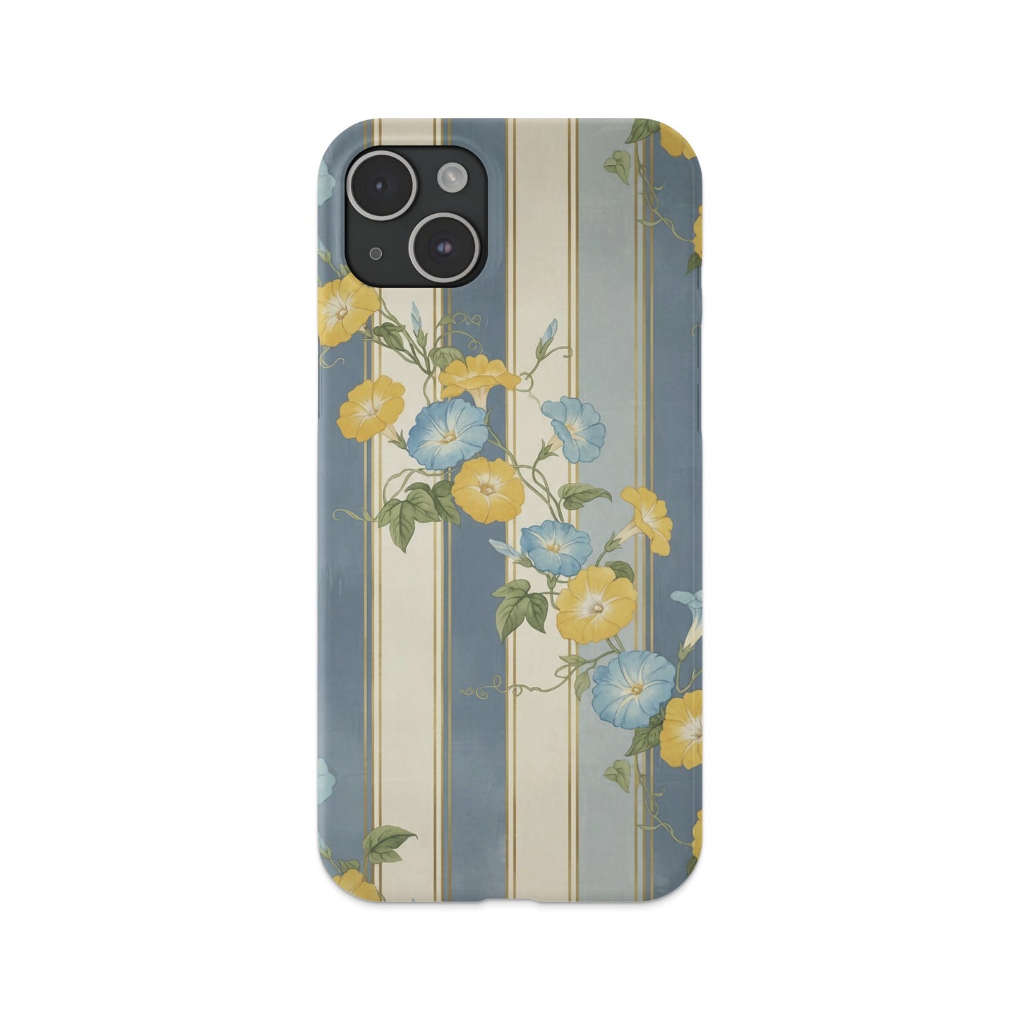Vintage Floral Design Striped Phone Case product type