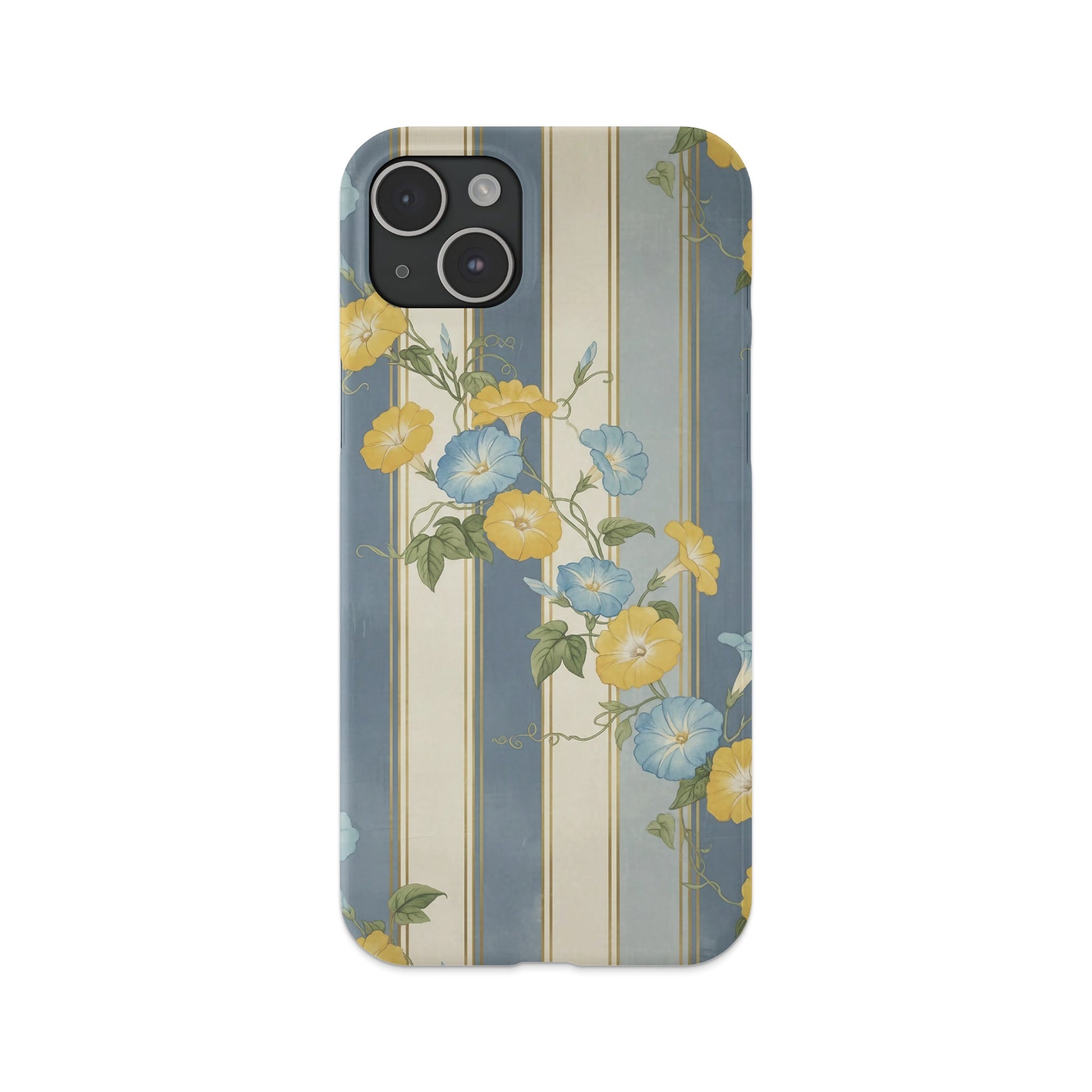 Vintage Floral Design Striped Phone Case product type