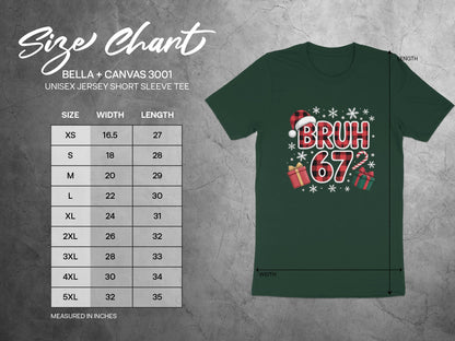 Festive Bruh 67 Graphic Unisex Short Sleeve Tee product