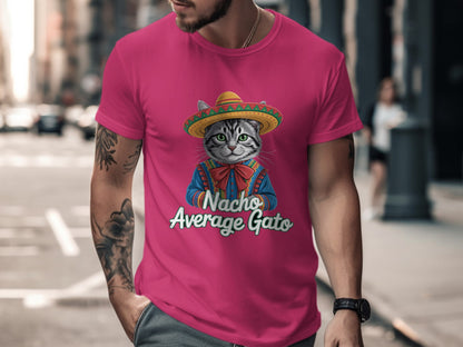 Nacho Average Gato Cat Lover T-Shirt product type
