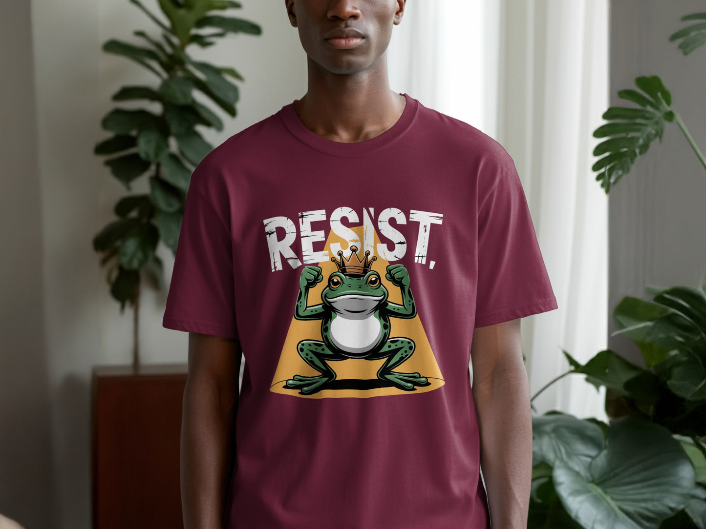 Resist Frog Graphic T-Shirt Trendy Unisex Shirt product type