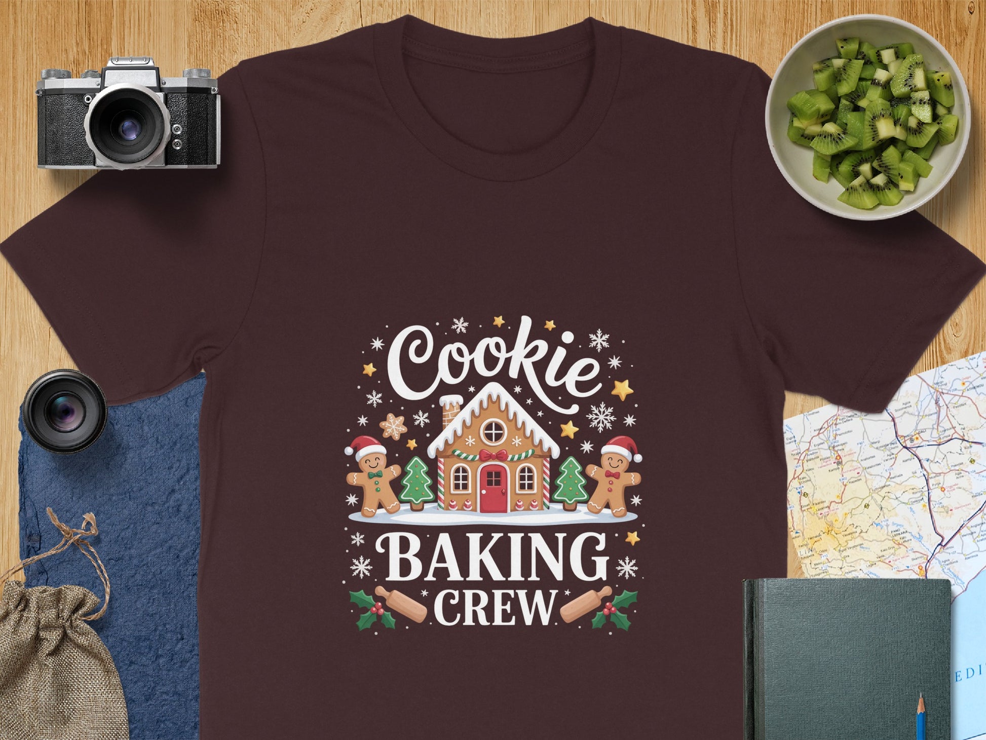 Cookie Baking Crew Gingerbread House T-shirt product