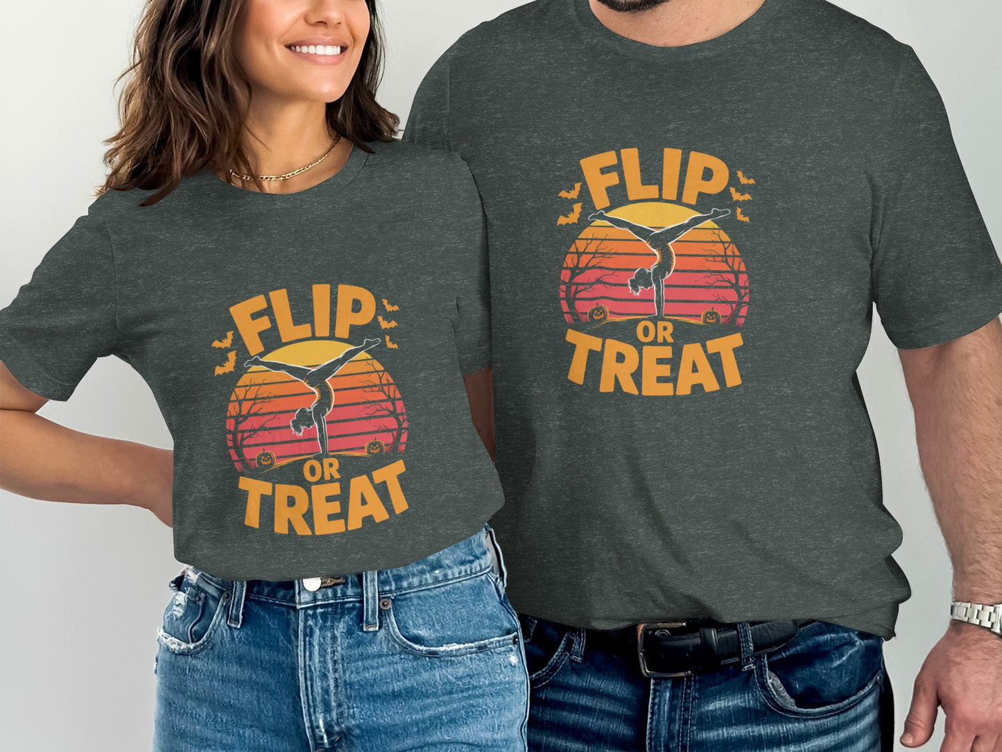 Flip or Treat T-shirt Halloween Trick or Treat product