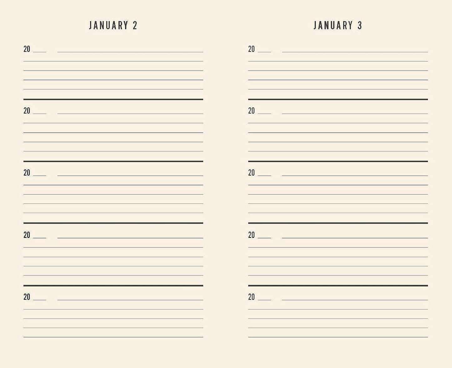 Canvas One Line a Day: A Five-Year Memory Journal