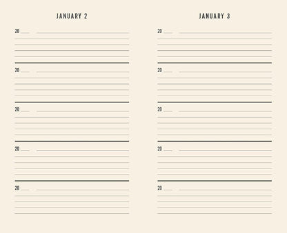 Canvas One Line a Day: A Five-Year Memory Journal