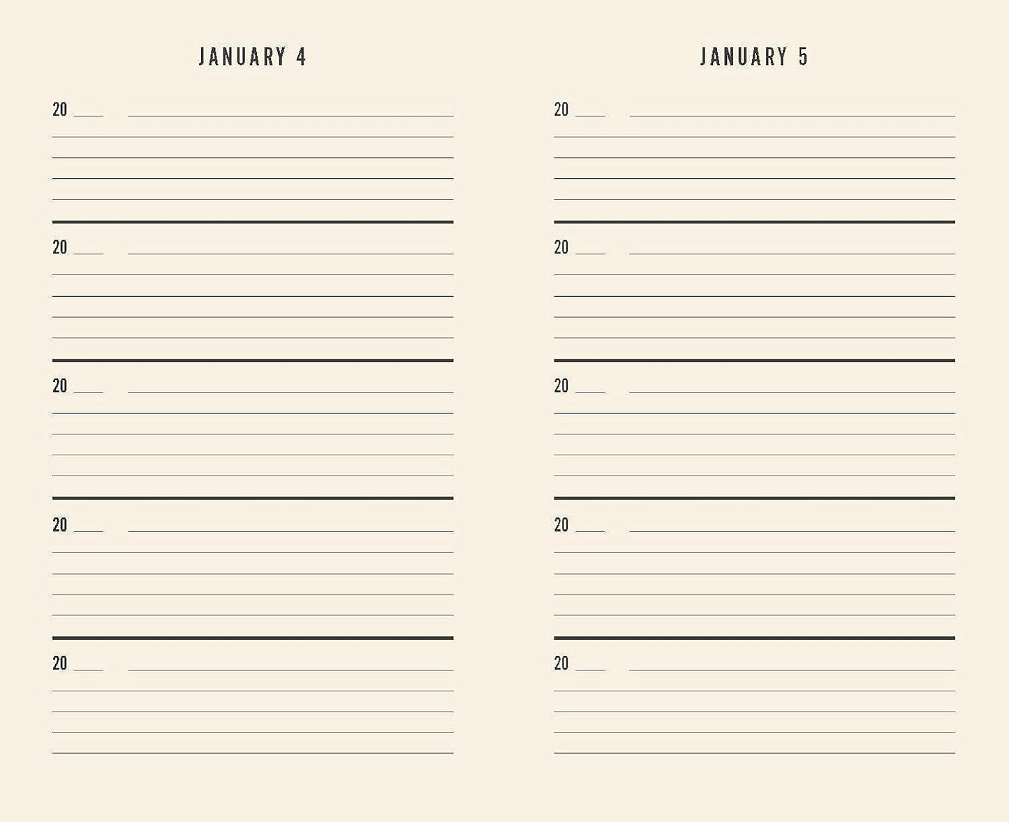 Canvas One Line a Day: A Five-Year Memory Journal