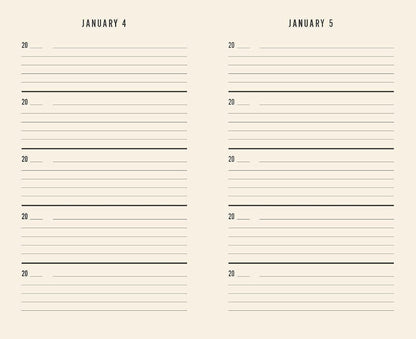 Canvas One Line a Day: A Five-Year Memory Journal