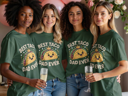 Best Taco Dad Ever Fun Graphic Tee Shirt product