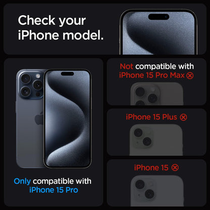 Spigen Glas.tR EZ Fit Screenprotector compatibel met iPhone 17 Pro/17, iPhone 16 Pro, 2 stuks, met sjabloon voor installatie, Case friendly, 9H Gehard Glas