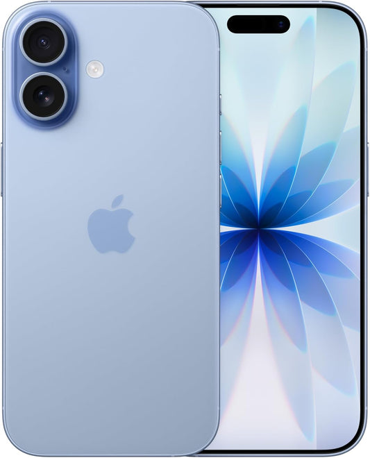 Apple iPhone 17 256 GB: 6,3-inch display met ProMotion, A19-chip, Center Stage-camera aan de voorkant voor slimmere groepsselfies, betere krasbestendigheid, batterij voor een hele dag; Wit
