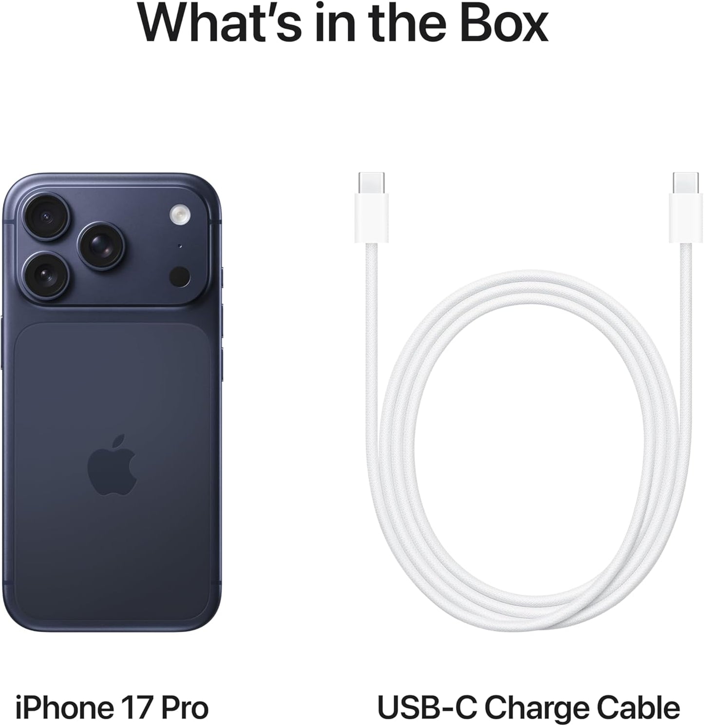 Apple iPhone 17 Pro 256GB: 6.3‑inch display with ProMotion up to 120Hz, A19 Pro chip, breakthrough battery life, Pro Fusion camera system, Center Stage front camera; Deep Blue