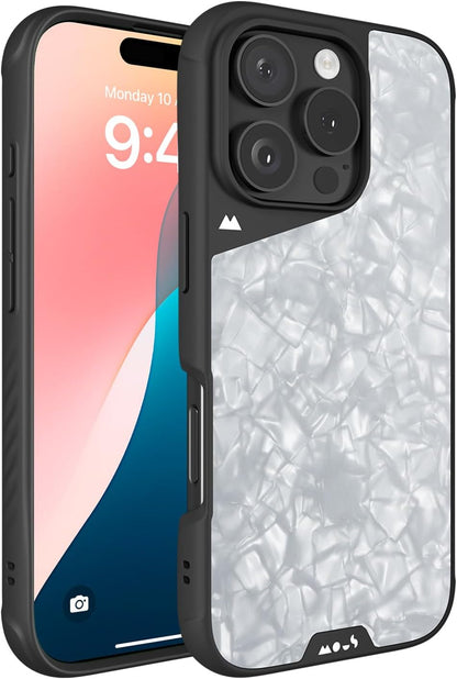 Mous voor iPhone 17 Case, Camera Bedieningsknop, Compatibel met Qi2 MagSafe - Limitless - Schokbestendig Magnetische Hoesje, Marineblauw