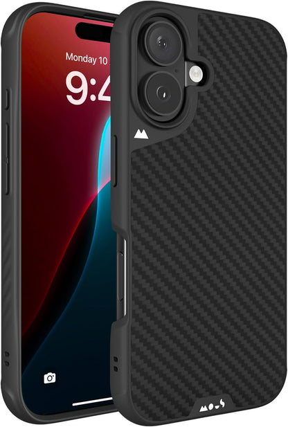 Mous voor iPhone 17 Case, Camera Bedieningsknop, Compatibel met Qi2 MagSafe - Limitless - Schokbestendig Magnetische Hoesje, Marineblauw