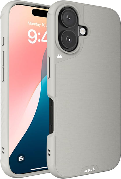 Mous voor iPhone 17 Case, Camera Bedieningsknop, Compatibel met Qi2 MagSafe - Limitless - Schokbestendig Magnetische Hoesje, Marineblauw