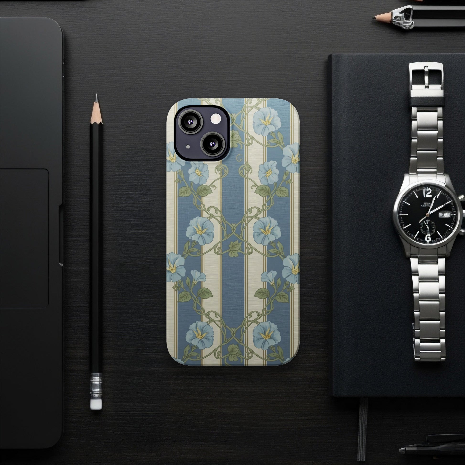 Elegant Floral Patterned Protective Phone Case product