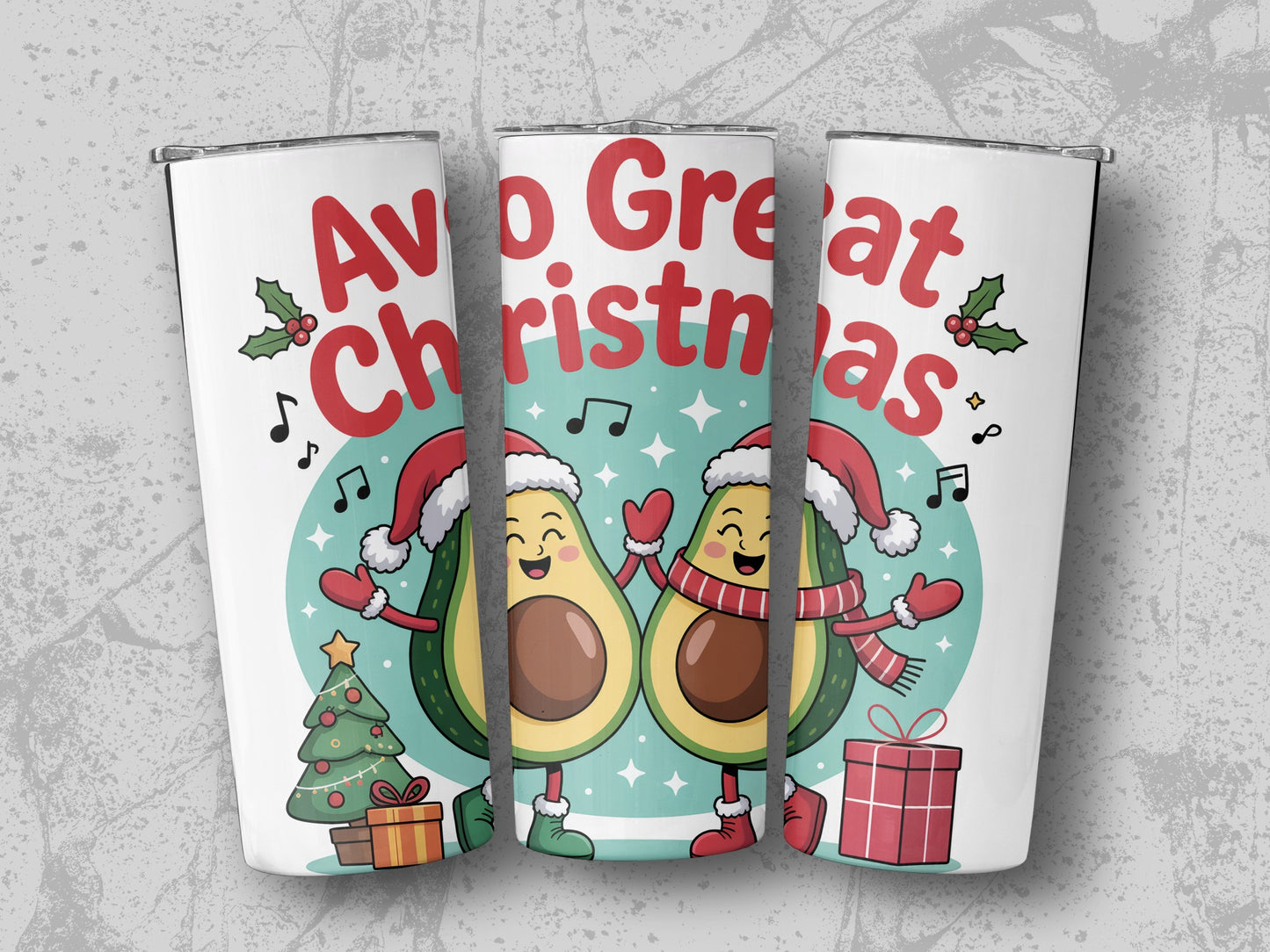 Avocado Great Christmas Festive Travel Tumbler product