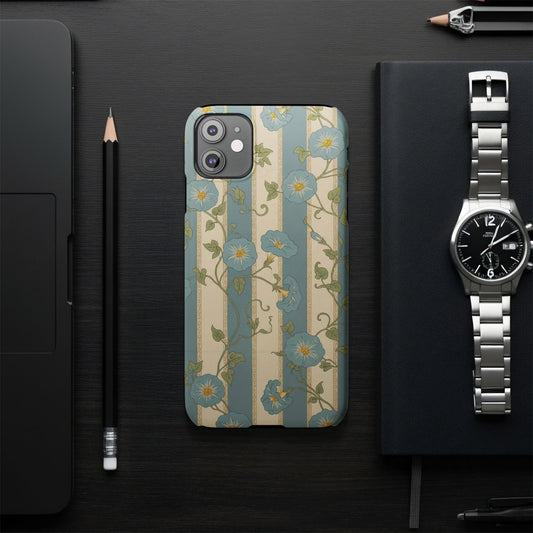 Floral Patterned Striped Phone Case elegant product