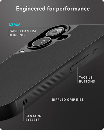 Mous voor iPhone 17 Case, Camera Bedieningsknop, Compatibel met Qi2 MagSafe - Limitless - Schokbestendig Magnetische Hoesje, Marineblauw