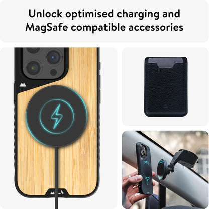 Mous voor iPhone 17 Case, Camera Bedieningsknop, Compatibel met Qi2 MagSafe - Limitless - Schokbestendig Magnetische Hoesje, Marineblauw