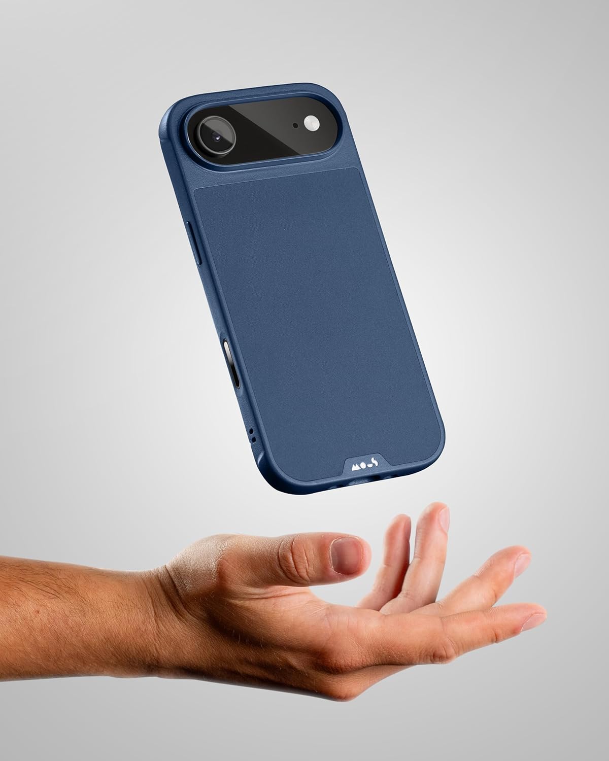 Mous voor iPhone 17 Case, Camera Bedieningsknop, Compatibel met Qi2 MagSafe - Limitless - Schokbestendig Magnetische Hoesje, Marineblauw