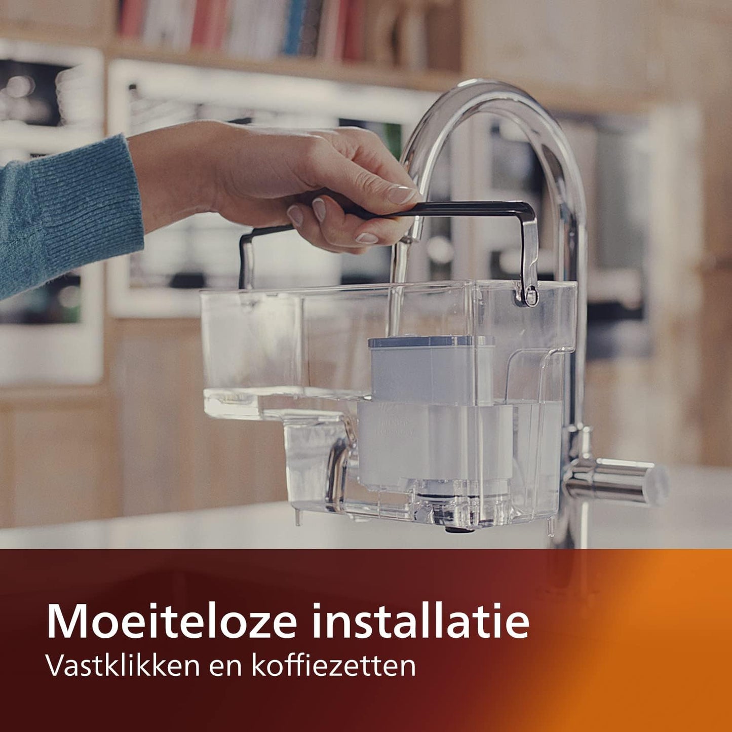 Philips AquaClean kalk- en waterfilter voor espressomachines - voor koffie van hoge kwaliteit en intense smaak, verlengt de levensduur van de machine, Twin pack (CA6903/22)