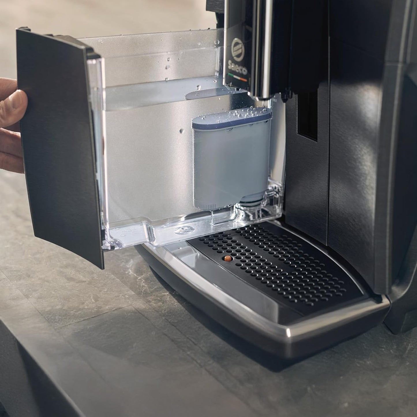 Philips AquaClean kalk- en waterfilter voor espressomachines - voor koffie van hoge kwaliteit en intense smaak, verlengt de levensduur van de machine, Twin pack (CA6903/22)