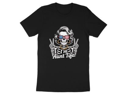 Patriotic Skeleton Graphic I'm Aunt Tifa T-shirt product type