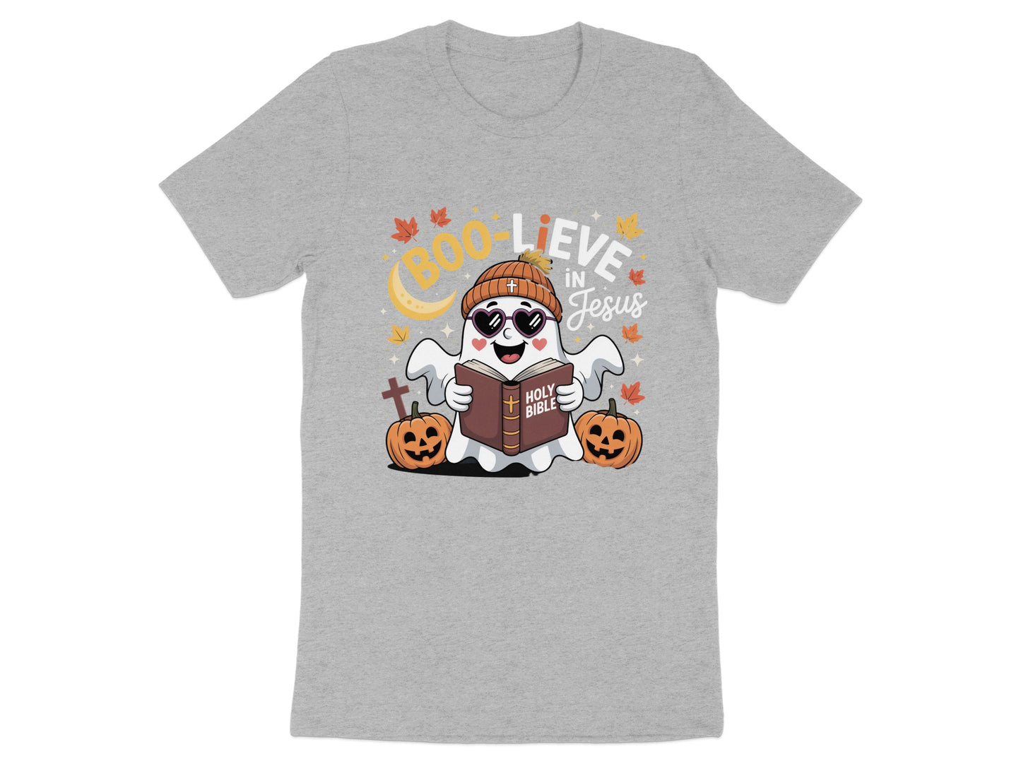 Boo-Lieve In Jesus Halloween Christian T-shirt product
