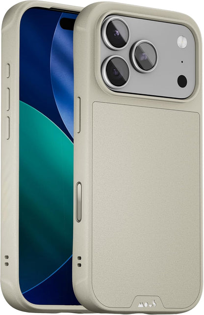 Mous voor iPhone 17 Case, Camera Bedieningsknop, Compatibel met Qi2 MagSafe - Limitless - Schokbestendig Magnetische Hoesje, Marineblauw