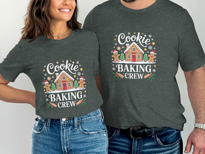 Cookie Baking Crew Family Festive Graphic T-shirt product