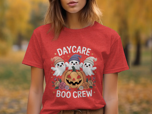 Daycare Boo Crew Halloween Ghosts Pumpkin Shirt product type