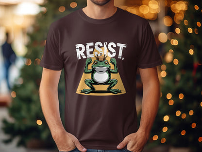 Resist Frog Isolated King Humorous Graphic T-Shirt product