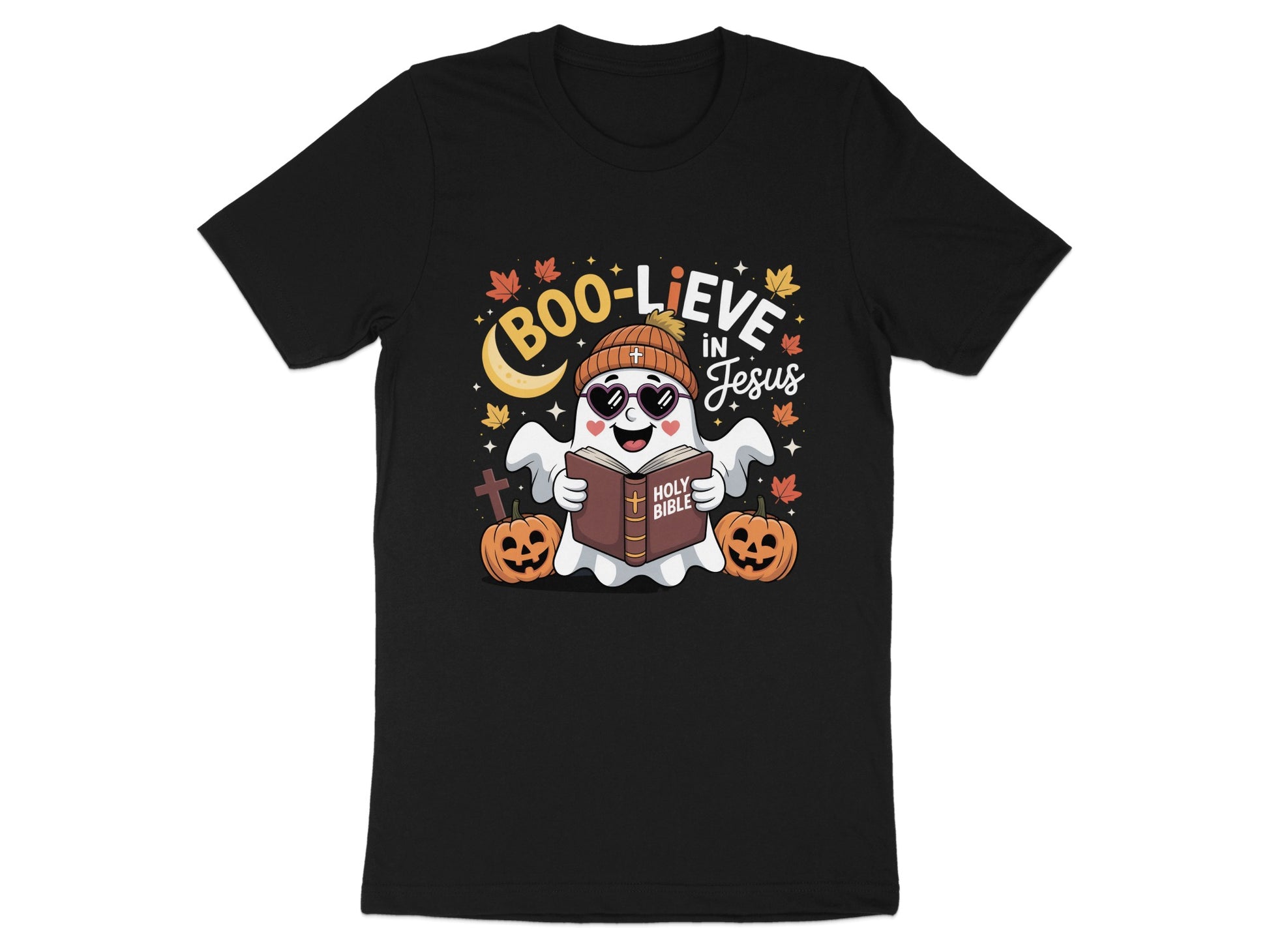Boo-lieve in Jesus Halloween Ghost T-shirt product