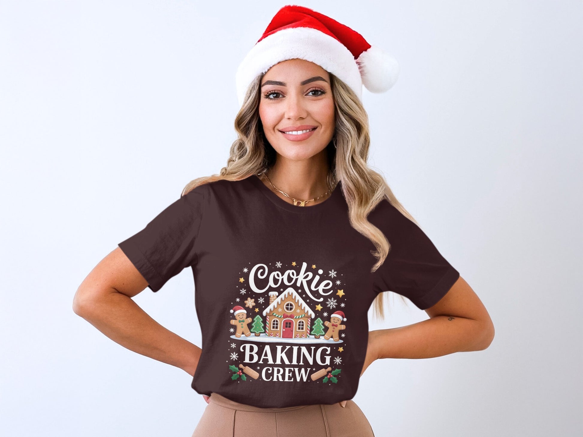 Cookie Baking Crew Christmas Themed T-Shirt product type
