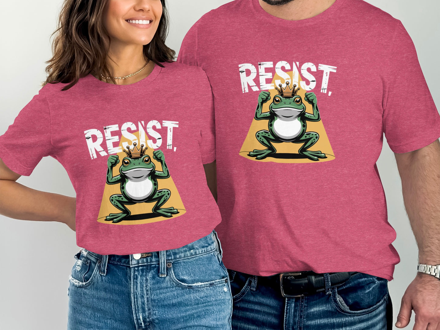 Resist Frog Graphic Unisex T Shirt product