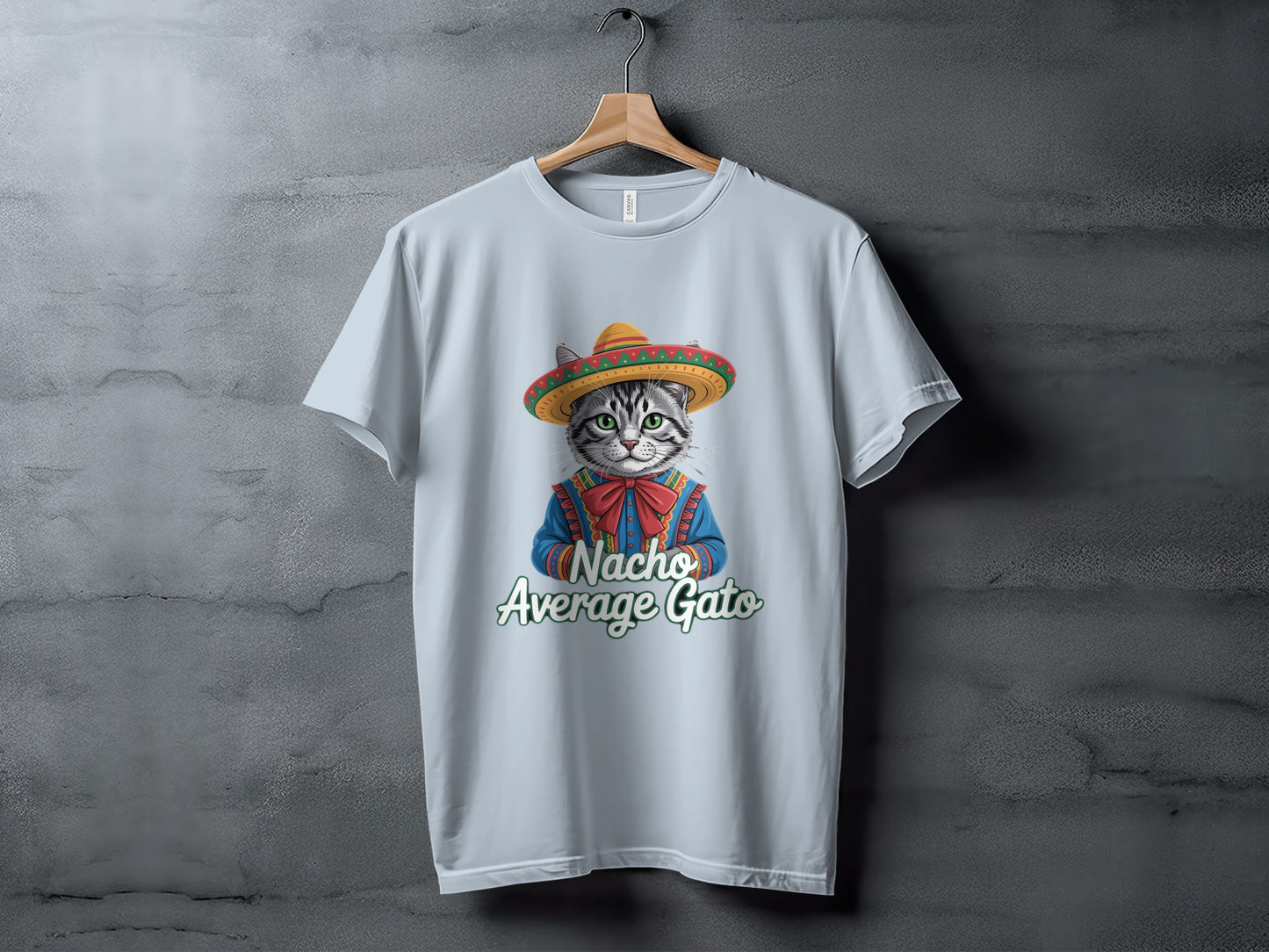 Nacho Average Gato Cat in Sombrero Graphic T-Shirt product