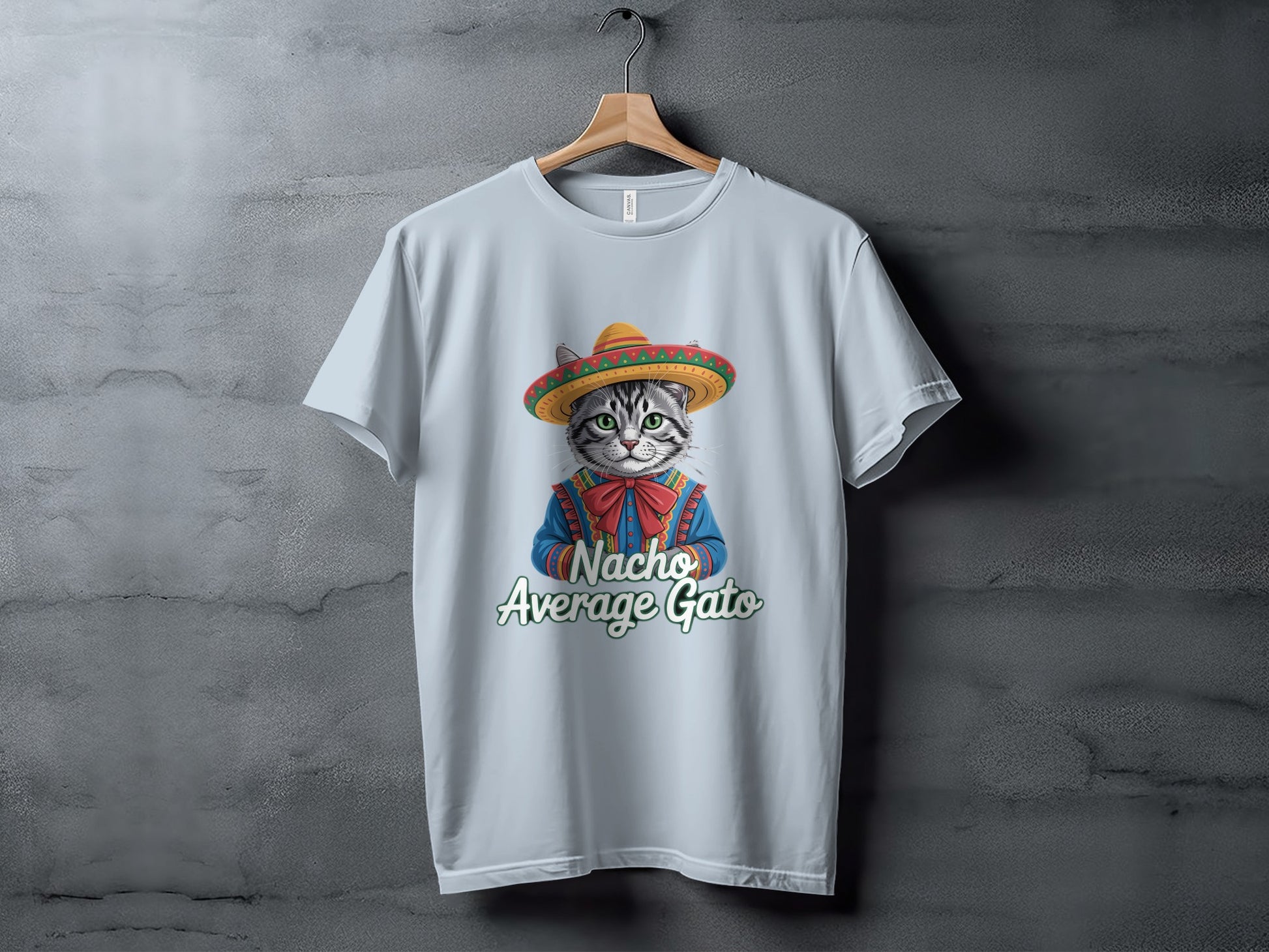 Nacho Average Gato Cat in Sombrero Graphic T-Shirt product
