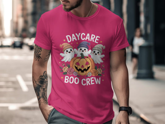 Daycare Boo Crew Pink Ghost Halloween Themed product