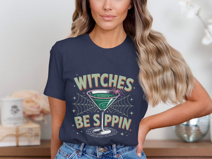 Witches Be Sippin Halloween Graphic T-Shirt product type