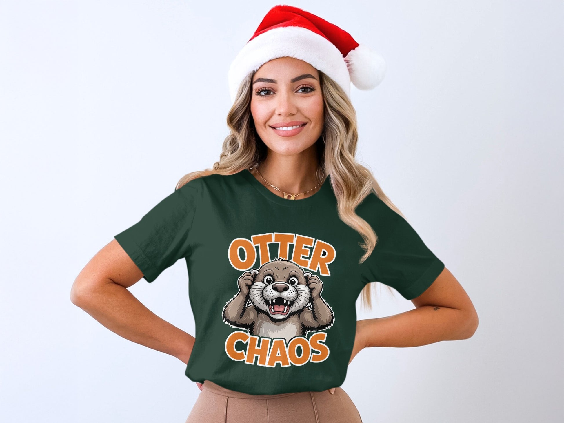 Otter Chaos Graphic Design T-Shirt Product Type