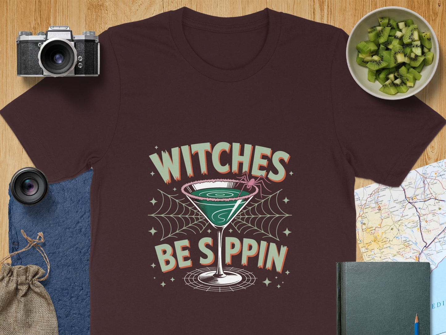 Witches Be Sippin Graphic Tee Halloween Theme product type