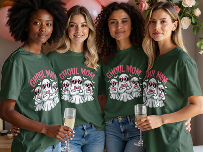 Ghoul Mom Graphic Print Green T-shirt product